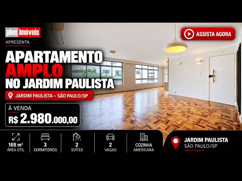 Vídeo do imóvel — Este espaçoso apartamento está localizado em São Paulo e oferece 165 metros quadrados de área.