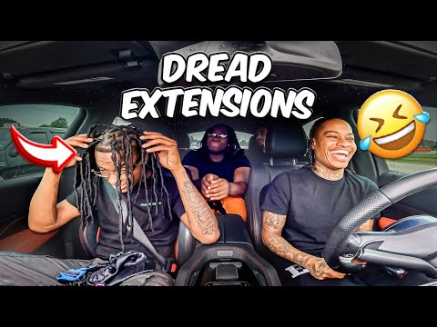 Wearing FAKE DREADS In Front The Gang To Get There Reaction