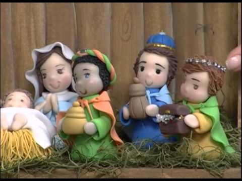 Mulher.com 30/11/2012 Eleia Conti - Reis magos em biscuit 1/2