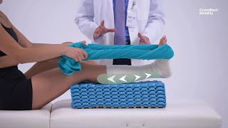 Towel Stretch for Ankle and Calf