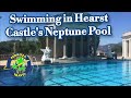 Swimming in Hearst Castle's Neptune Pool