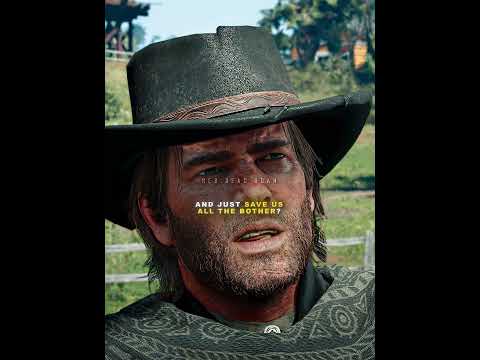 "I agree with you" 💀 [4k] | Red Dead Redemption II #shorts