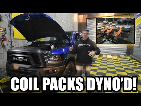 RIPP Performance Coil Packs installed & tested on the dyno! 4th Gen Ram Rebel 3.6 Classic