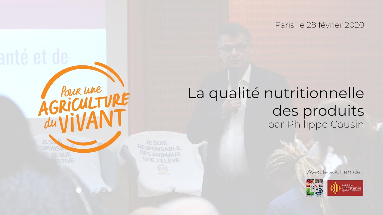 FOOD SCAN, mesurer la qualité nutritionnelle, par Philippe Cousin