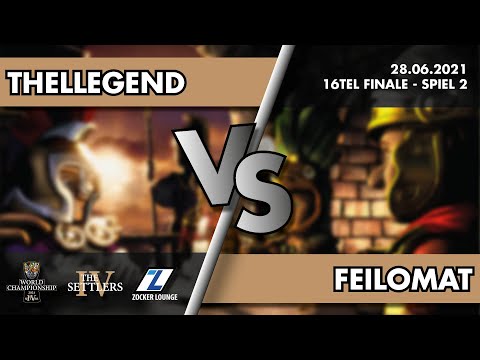 Thellegend vs. Feilomat - 16tel Finale - THE SETTLERS IV WORLD CHAMPIONSHIP 2021
