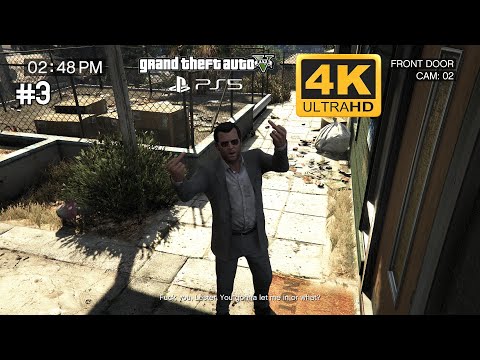 Grand Theft Auto 5 - Enhanced Edition | PS5 Part 3 Fidelity Mode 4K Gameplay Walkthrough
