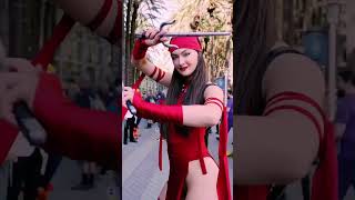 Perfect elektra cosplay girl #tiktok #girls #shorts