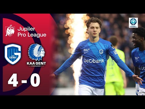 Genk mit Kantersieg trotz zwei verschossener Elfmeter! | KRC Genk - KAA Gent
