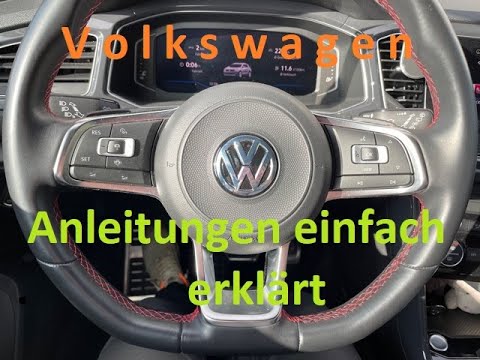 Volkswagen VW Anleitung Tageszähler zurückstellen #VW