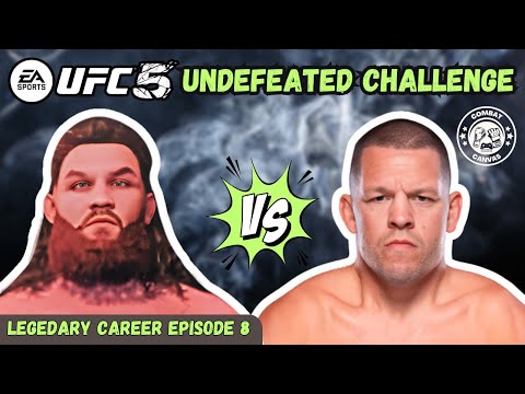 Facing a LEGEND - UFC 5 Career Mode Legendary Difficulty Ep. 8 (UNDEFEATED challenge)