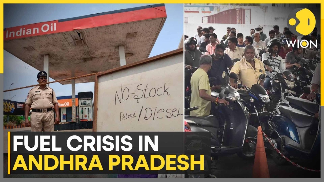 Andhra Pradesh Facing Sudden Shortage of Petrol & Diesel | WION News