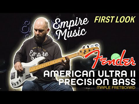 FIRST LOOK - Fender American Ultra II Precision Bass (Maple Fretboard)