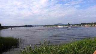 preview picture of video 'Watercross kittilä 2011 600cc oval final'