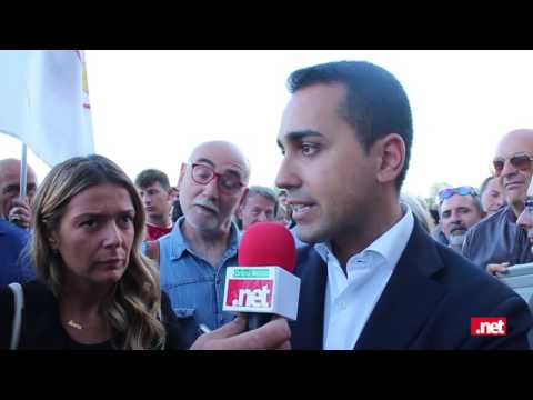 La visita di Luigi Di Maio ad Ortona, no al deposito GPL.VIDEO