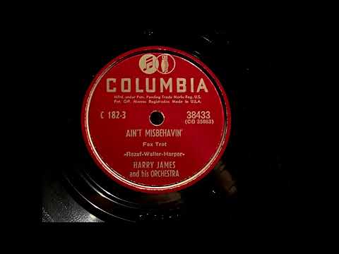 1949 HARRY JAMES - Ain't Misbehavin COLUMBIA 10" 38433
