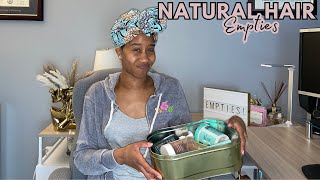 Empties and Decluttering: Haircare Natural Hair Product Empties Q1 2024 | Gabrielle Ishell