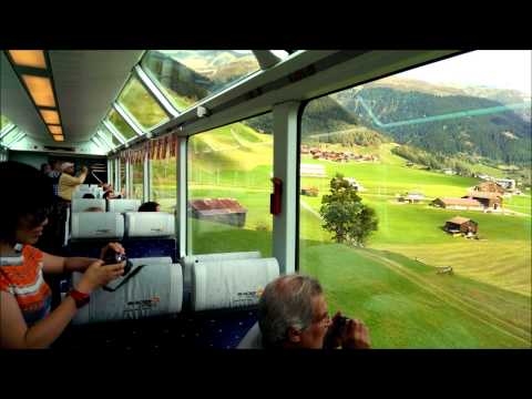 Switzerland Glacier Express from Andermatt to Chur 20140915
