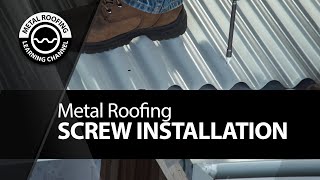 Screwing Metal Roofing. Correct & Incorrect Way Of Fastening A Metal Roof + Pre-Drill + Screw Guns