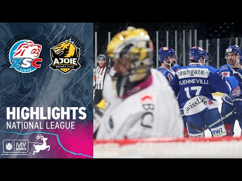 ZSC Lions vs. Ajoie 8:2 – Highlights National League