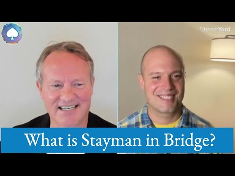 Stayman response to 1NT opening bid - with Jack Stocken