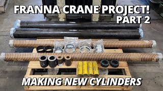 Making New Boom Lift Cylinders  Franna Crane Proje