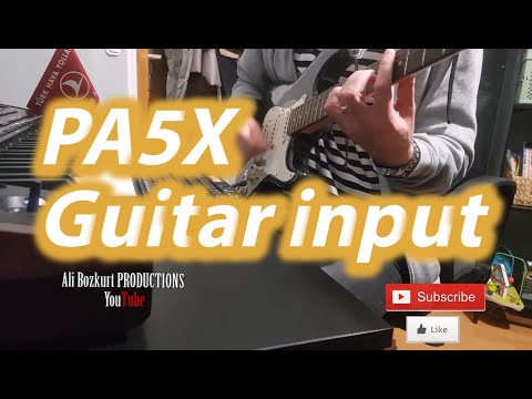 Guitar Input - KORG Pa5x