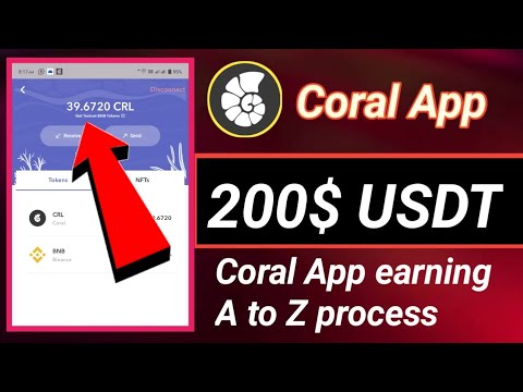 coral app wallet offer | coral app earning | coral app A to Z process | coral apps