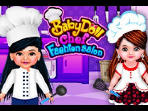Baby Doll Chef Fashion Salon Dress Up Game Video