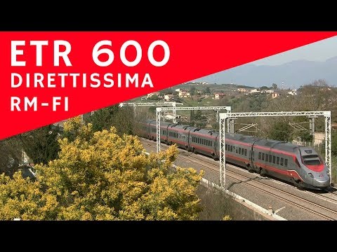 ETR 600 running on the Direttissima Roma - Firenze
