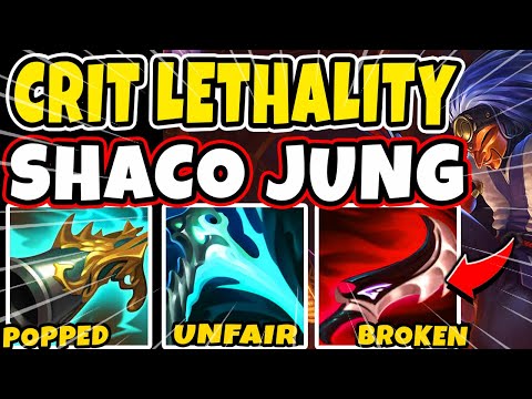 LETHALITY CRIT SHACO JUNGLE SEASON 11! S+ Jungler - League of Legends