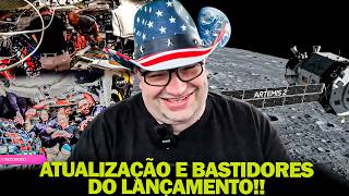 Serjão Traz Detalhes e Bastidores do Lançamento Que Está Levando o Homem de Volta à Lua