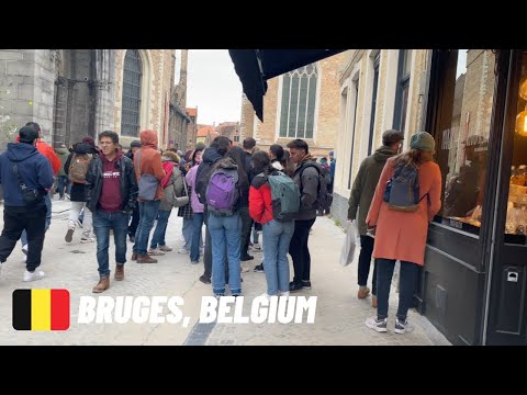 🇧🇪 BRUGES, BELGIUM March 2022 [WALK TOUR]