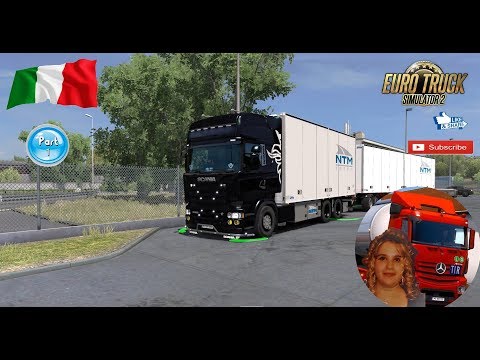 ETS2 v.1.30 Italy Pescara Milano part1 Scania RJL BDF NTM Trailer + DLC's & Mods