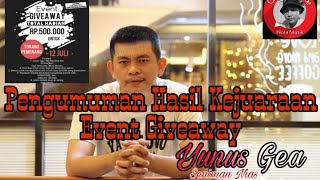 Download lagu HASIL KEJUARAAN GIVEAWAY || COVER LAGU MANGAWULIDO SA KHÖMÖ || Cipt.Nota Gea mp3