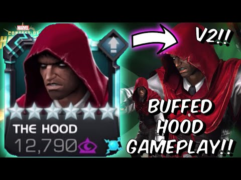 The Hood Buff IS BACK & EVEN BETTER!! - 6 Star Rank 2 Buffed Gameplay - Marvel Contest of Champions