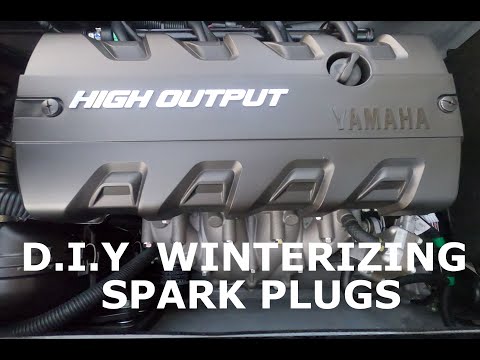 Yamaha Waverunner winterizing / spark plugs change 1.8 L HO/SVHO GP1800R