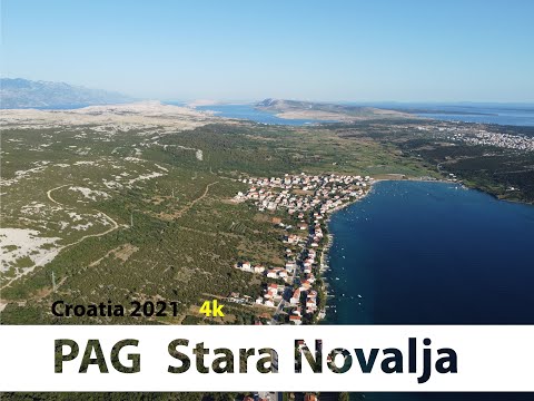 PAG, Stara Novalja, Chorwacja, Croatia by drone , Dji Mini 2 [4k] vol. 2