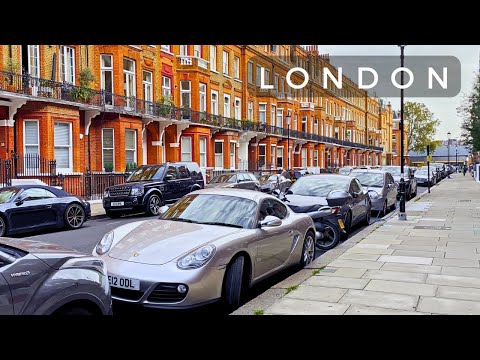 South Kensington London Walking Tour in 4K HDR