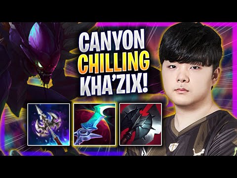CANYON CHILLING WITH KHA'ZIX! - GEN Canyon Plays Kha'zix JUNGLE vs Lee Sin! | Season 2024