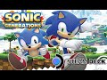 Sonic Generations PC Steam Deck Gameplay Docked 1080p 60fps