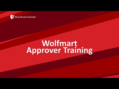Approver Training,  