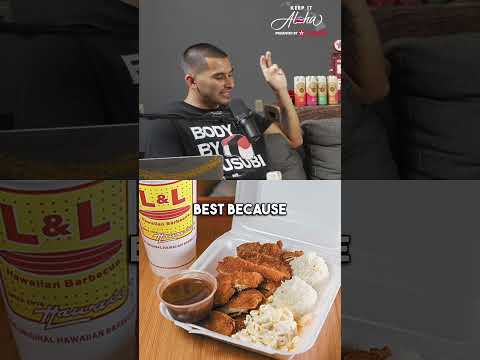 A melhor coisa do churrasco havaiano L&L é...