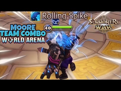 Moore Team Combo in World Arena Ep. 5 - Summoners War