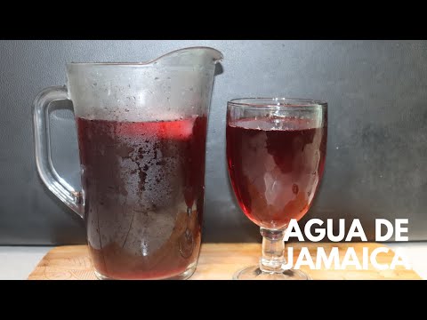 AGUA DE JAMAICA CASERA | RECETA FÁCIL Y REFRESCANTE | Cocinando con Sara