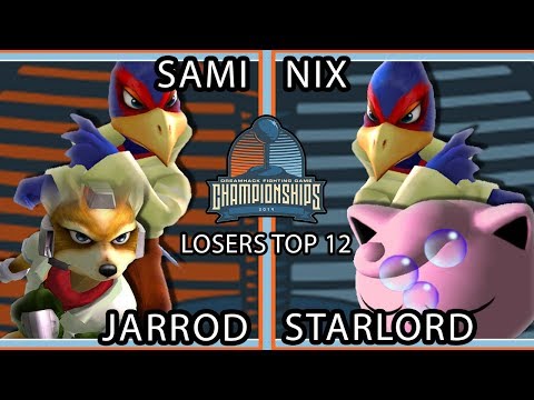 DHATL 2019 SSBM Teams - Sami & jarrod Vs. NIX & Starlord Smash Melee Tournament Losers Top 12