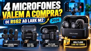 4 Microfones Sem Fio para Celular que VALEM a Compra em 2026 | De R$62 ao Lark M2