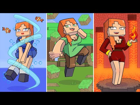 3 NEW ALEX SISTERS - Minecraft Animation