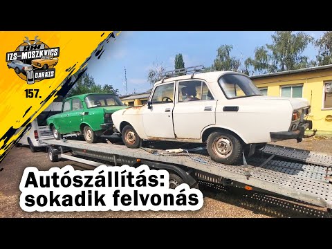 Garázs videó 157. - Moszkvics 2140, a két telephely közötti autószállítás