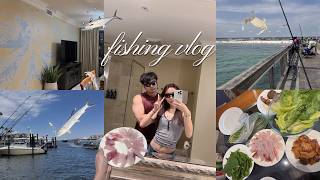 FISHING VLOG: sashimi, pier, jetty, family, etc!