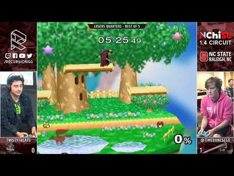 NChiSU 1.4 LQ - TwistyTreats (Falco/Fox) vs Timebones (Marth)